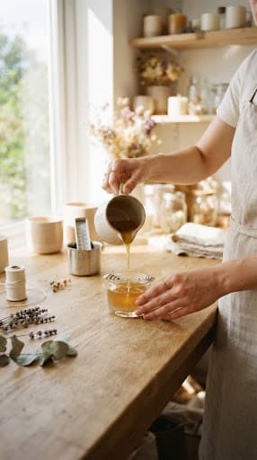 Công đoạn chế tác hương thơm thủ công
